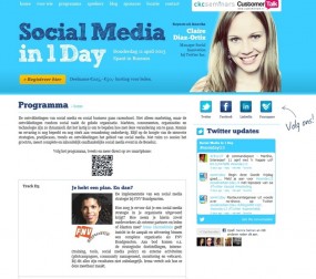 Spreker tijdens Social Media in 1 Day op verzoek van Beeckestijn Business School.